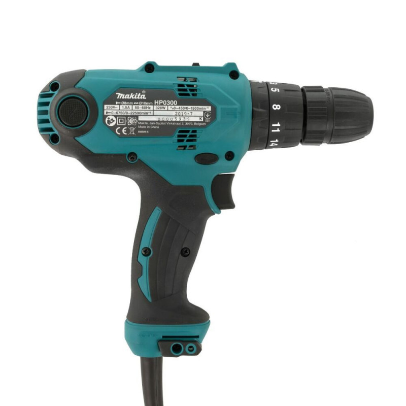 Сетевой ударный шуруповерт, 320W HP0300 MAKITA