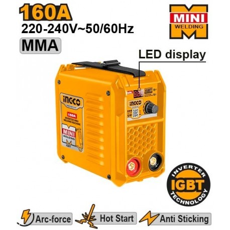 Сварочный аппарат160A INGCO ING-MMA16018