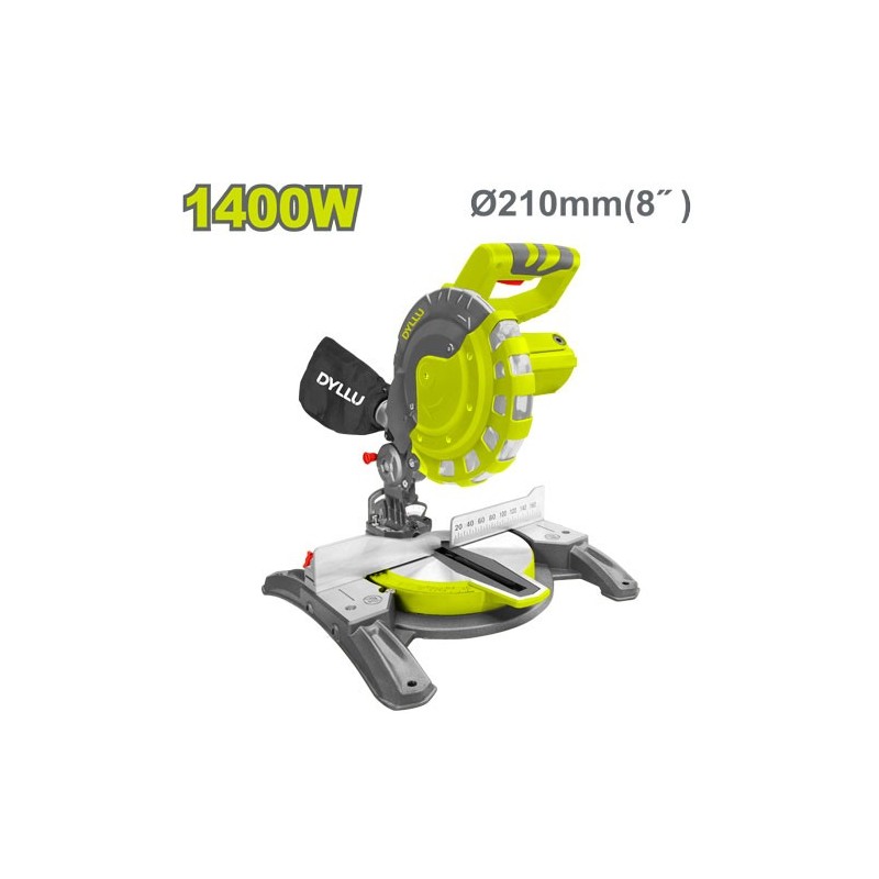 Пила торцовочная 210мм 1400Вт DYLLU DTXD151400