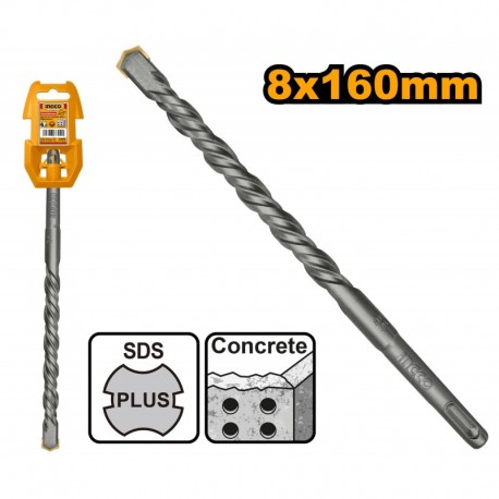 Сверло по бетонy 8х160mm SDS-Plus INGCO DBH1210802