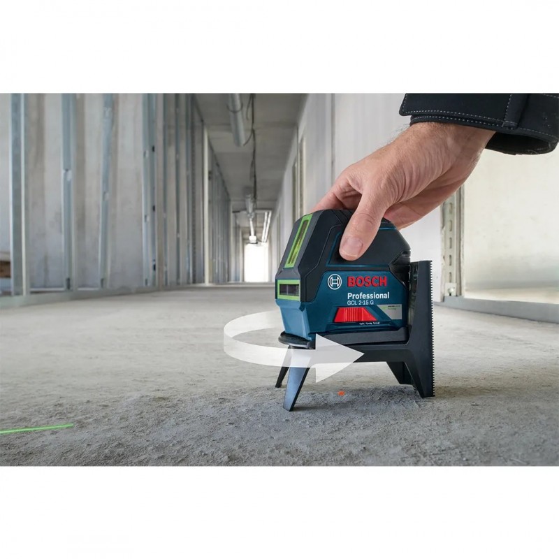 Лазерный уровень Bosch GCL 2-15 G зеленый 15 м 4.5 В IP54