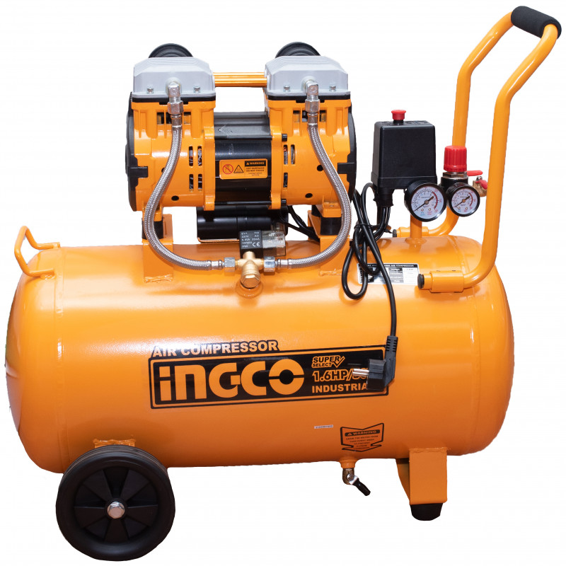 Компрессор без маслянный 50Л 1200Вт INGCO ACS112501