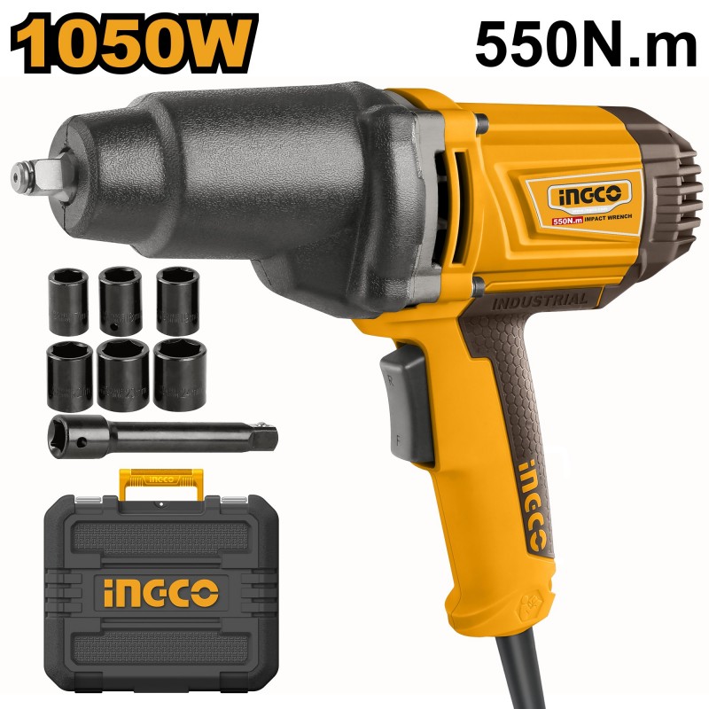 Ударный гайковерт 1050Вт 550Нм INDUSTRIAL INGCO IW10508