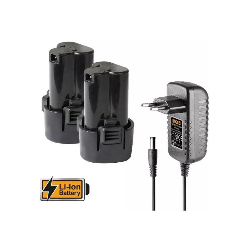 Аккумуляторный ударный винтовёрт 12В/2*1.5Ач INGCO CIRLI1201