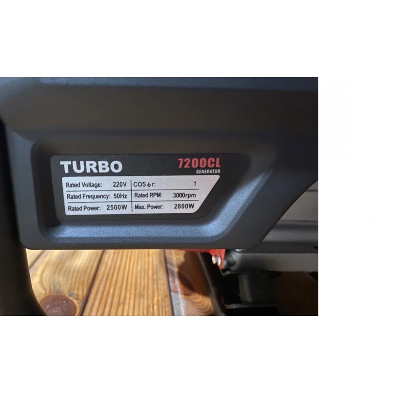 Генератор бензиновый Turbo 7200CL 2800W