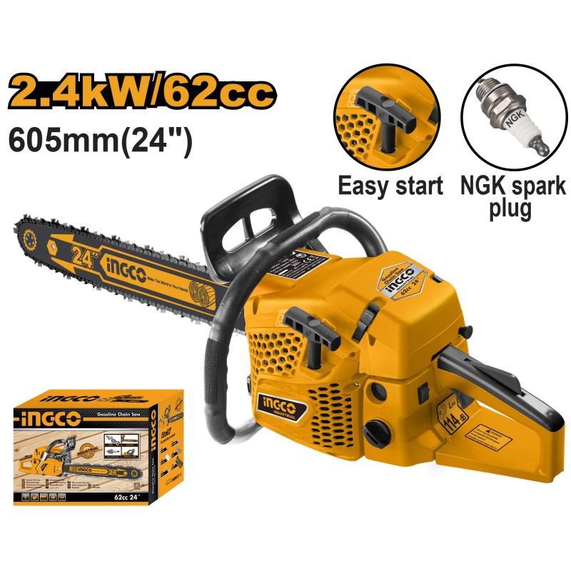 Бензопила цепная 2.4кВт INDUSTRIAL INGCO GCS5602411