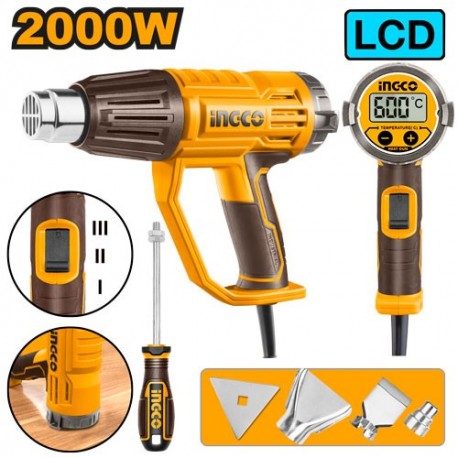 Фен индустриальный 2000Вт INGCO HG200058