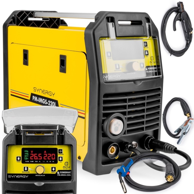Сварочный полуавтомат Powermat PM-IMGS-220L SYNERGY 220A...