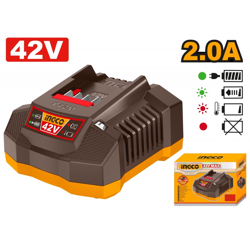 Зарядное устройство 42В 2А INGCO FCLI42021