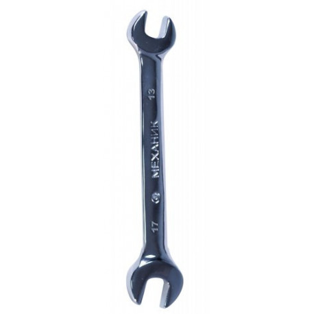 Ключ гаечный рожковый двухстароний 13*17 mm 26023