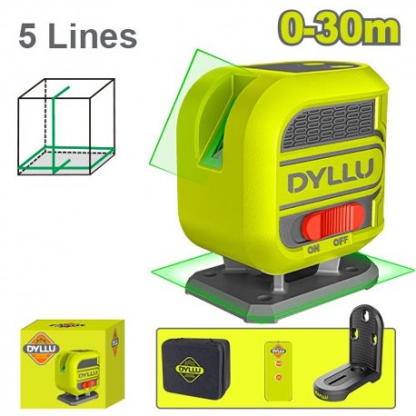 Лазерный нивелир 0-30м Зелёный DYLLU DTLE3M06