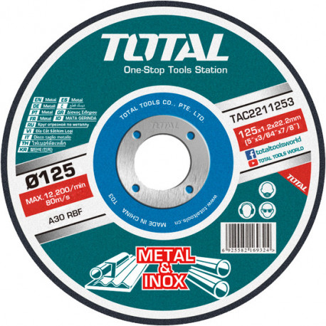 Диск по металу 125ммl TAC2211253 TOTAL