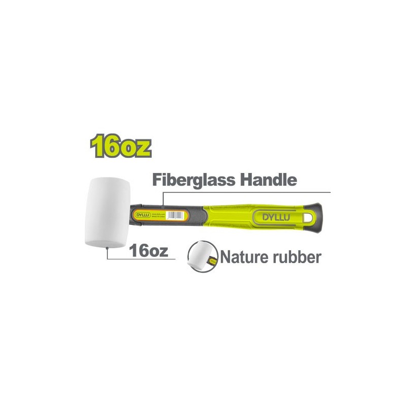 Киянка резиновая 450г DYLLU DTHM7304