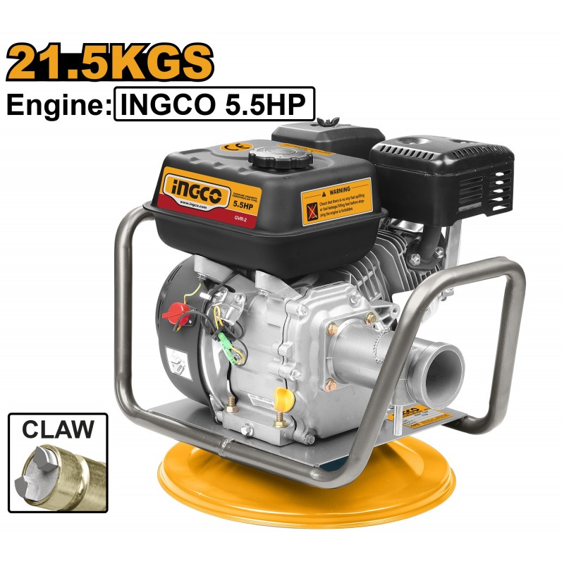 Вибратор для бетона бензиновый 5.5л.с. INGCO GVR-2