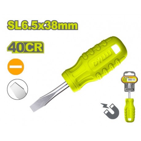 Плоская отвертка SL6.5*38мм DYLLU DTSD3961
